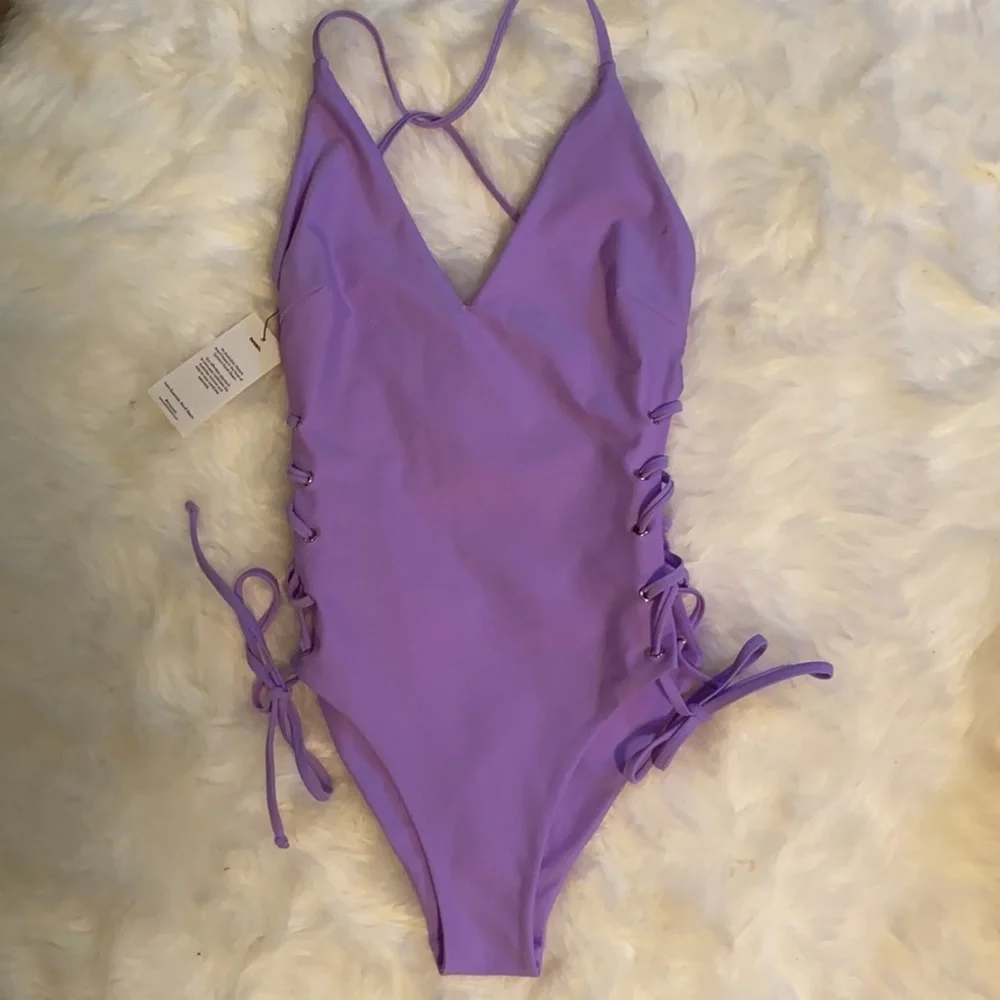 Free People x twosix Swim Anna Onepiece in Orchid